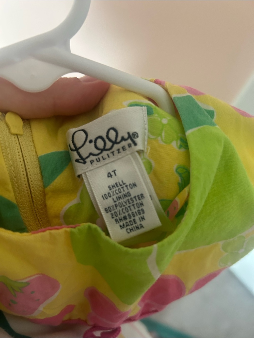 Vintage Lilly Pulitzer Fruit Punch Dress White Label - Picture 6 of 6